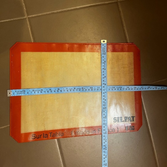 SUR LA TABLE Silpat Food-grade Silicone Baking Sheet Prep Mat Summer Holiday EUC - Picture 6 of 6